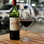 波へい - テラス席でワイン♪