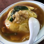 竜華園 - 料理写真:蟹の肉らしきものが乗ってる