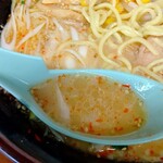 大曲ラーメン - スープ