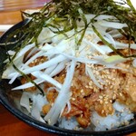 大曲ラーメン - チャーシュー丼