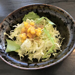 カレー屋　匠 - セットのサラダ