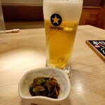 海鮮料理 魚鮮 - 料理写真:中ジョッキ 520円