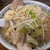ラーメン凛 - 料理写真:ポン酢ラーメンニンニク有り(食券を渡すとき聞かれます)野菜1/4ほどに減量(これも食券渡すとき申告)