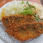 みなと亭 - アジフライ単品