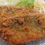 みなと亭 - アジフライアップ