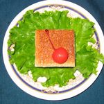 taiizakayatontai - ココナッツアイス&ブラックタピオカ_ココナッツと緑豆のスウィートケーキ