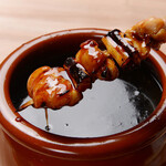 Abedori green onion skewers