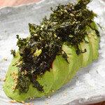 raw seaweed avocado