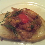 フォセッタ - マグロとアボカドにディル