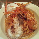 フォセッタ - 相模湾産赤座エビのトマトソース・リングイネ