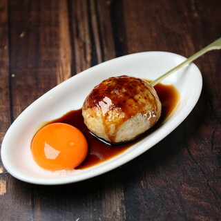 名物！旨味がギュッと詰まった絶品月見つくね