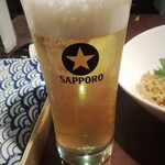 四川料理 蜀彩 - 生ビール