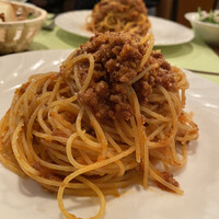 オステリア ガウダンテ 大阪駅前第4ビル店 - 本日のパスタからラグーソースを選択