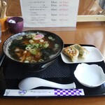 Ranran Kafe - あの頃の中華そば・餃子セット(800円)