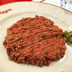 ブラッスリー・ヴィロン - 馬肉タルタルステーキ様