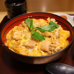 鶏三和 - 名古屋コーチン親子丼･唐揚げ2個(1,300円)