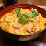 鶏三和 - 名古屋コーチン親子丼･唐揚げ2個(1,300円)