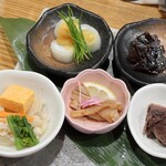 ぼちぼち - ご飯セットのおばんざい