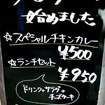 Azueria - スペシャルチキンカレーだけならワンコイン500円です