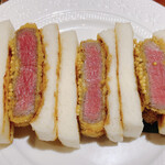 焼肉 スタミナ苑 - ヒレカツサンド