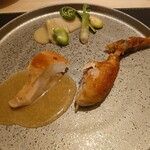 銀座 大石 - 大山地鶏のローストチキン