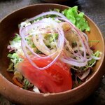 レストランふじね - セットサラダもたっぷり！