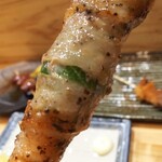 焼き鳥 ばかちん - エビ巻き巻き