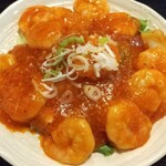 台湾料理 百味鮮 - 定食セットの『 エビチリ 』