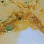 台湾料理 百味鮮 - ニラ玉炒めの、断面☆