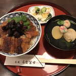炭焼うな富士 - 肝入りうなぎ丼（限定）4510円(税込) 