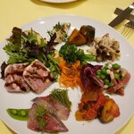 Osteria  della  Capanna - 前菜盛り合わせ