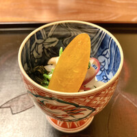 割烹 柊 - 先付:自家製カラスミetc