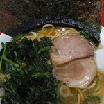 Ramen Kashimaya - らーめん鹿島家　ラーメン太麺アブラ多め・ホウレン草
