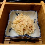 すし 良月 - 毛ガニの蒸し鮨