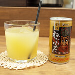 あんみつの深緑堂 - りんごジュース(300円)