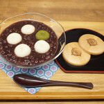 冷し白玉ぜんざい(750円)