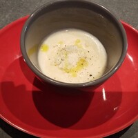 フランス料理と醸造酒 Nuage Japon - 何のスープか失念