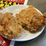 ラーメン大戦争 せんば心斎橋店 - 特製醤油唐揚げ　¥290