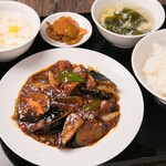 中華料理 成都 - 麻婆茄子セット