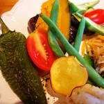 アンソレイユ - ごはんと野菜プレートランチ（１２年９月）