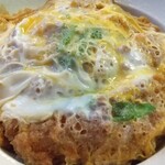 一休庵 - カツ丼アップ