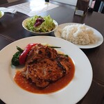 ウィズカフェ - ランチ 若鶏のロースト オリエンタルソース