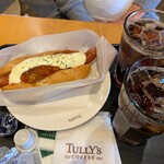 TULLYS COFFEE - アイスコーヒーとラタトゥーユのドッグ