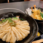 細うちうどんそば処 かんさい - きざみうどんと天丼