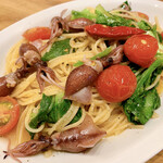 クックタウン - ホタルイカと菜の花のフレッシュトマトソース