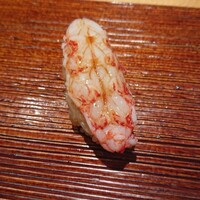 すし 喜邑 - シマ海老　甘い！