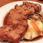 レストラン・サカキ - もち豚のポークジンジャー 1100円