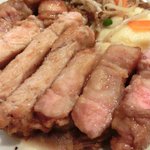 レストラン・サカキ - もち豚のポークジンジャー 1100円 の断面