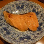 定食サトウ - サーモンのつけ焼