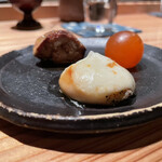 とり茶太郎 -  燻製盛り合わせ、ホロホロ鳥白肝、比内地鶏金柑、チーズ